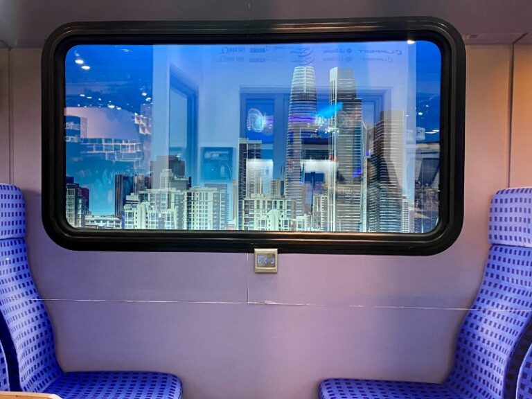 PDLC Smart Glass Railway IGU Window