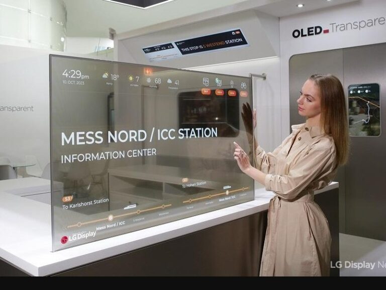 Innotrans transparent OLED news