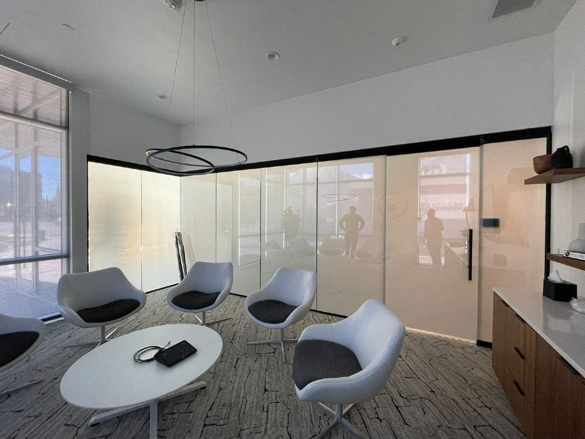 switchable smart glass office utah