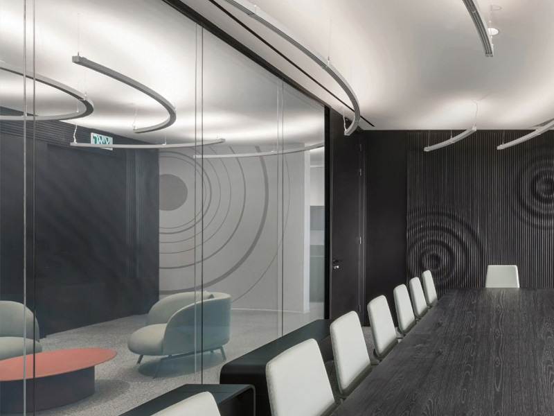 Office smart window film on