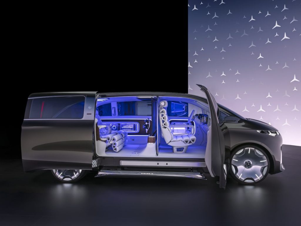 Mercedes Benz smart glass van
