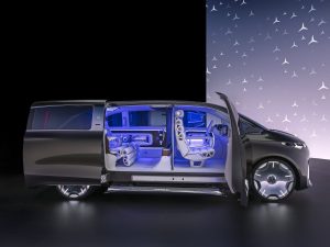 Mercedes Benz smart glass van
