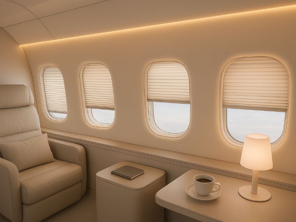 Smart Glass Shading Systems Aircraft Cabin