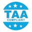 TAA Compliant USA Gauzy Blue